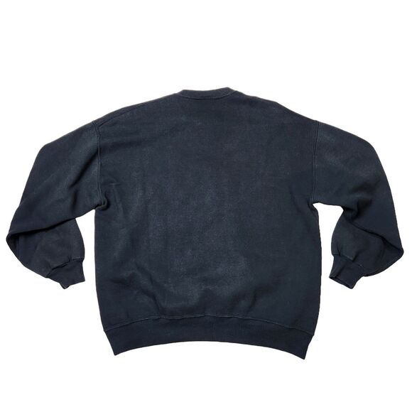 Vtg 90s Hard Rock Cafe Sweater XL Embroidered Chicago Made In USA Travel‎ Retro - Picture 2 of 8